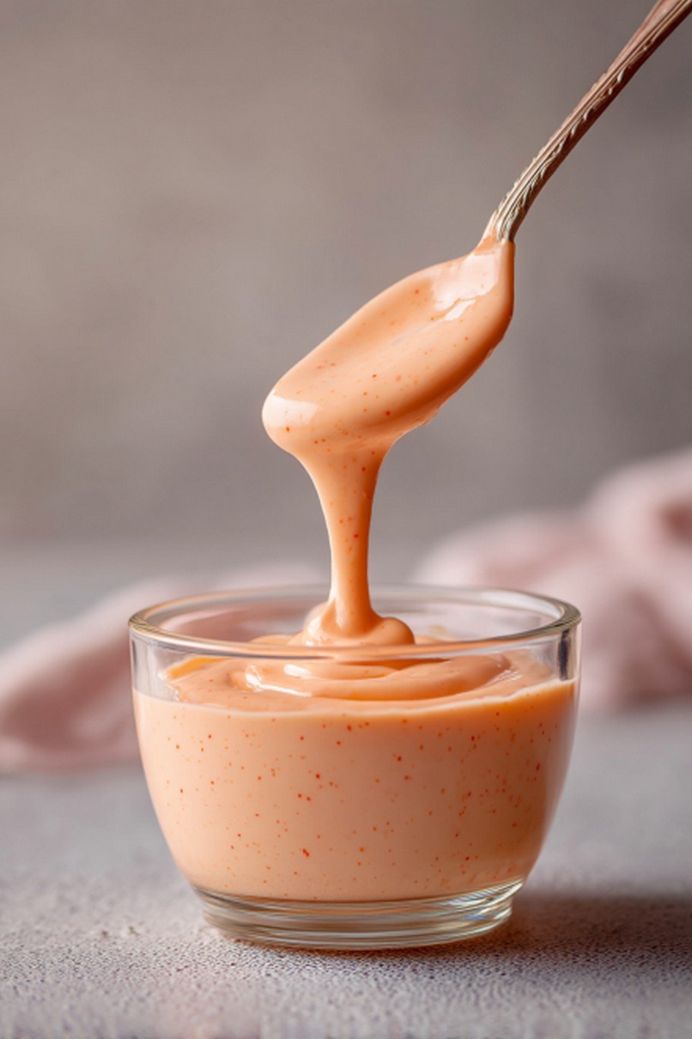 crispy fries dipped into smash burger sauce with rich coating