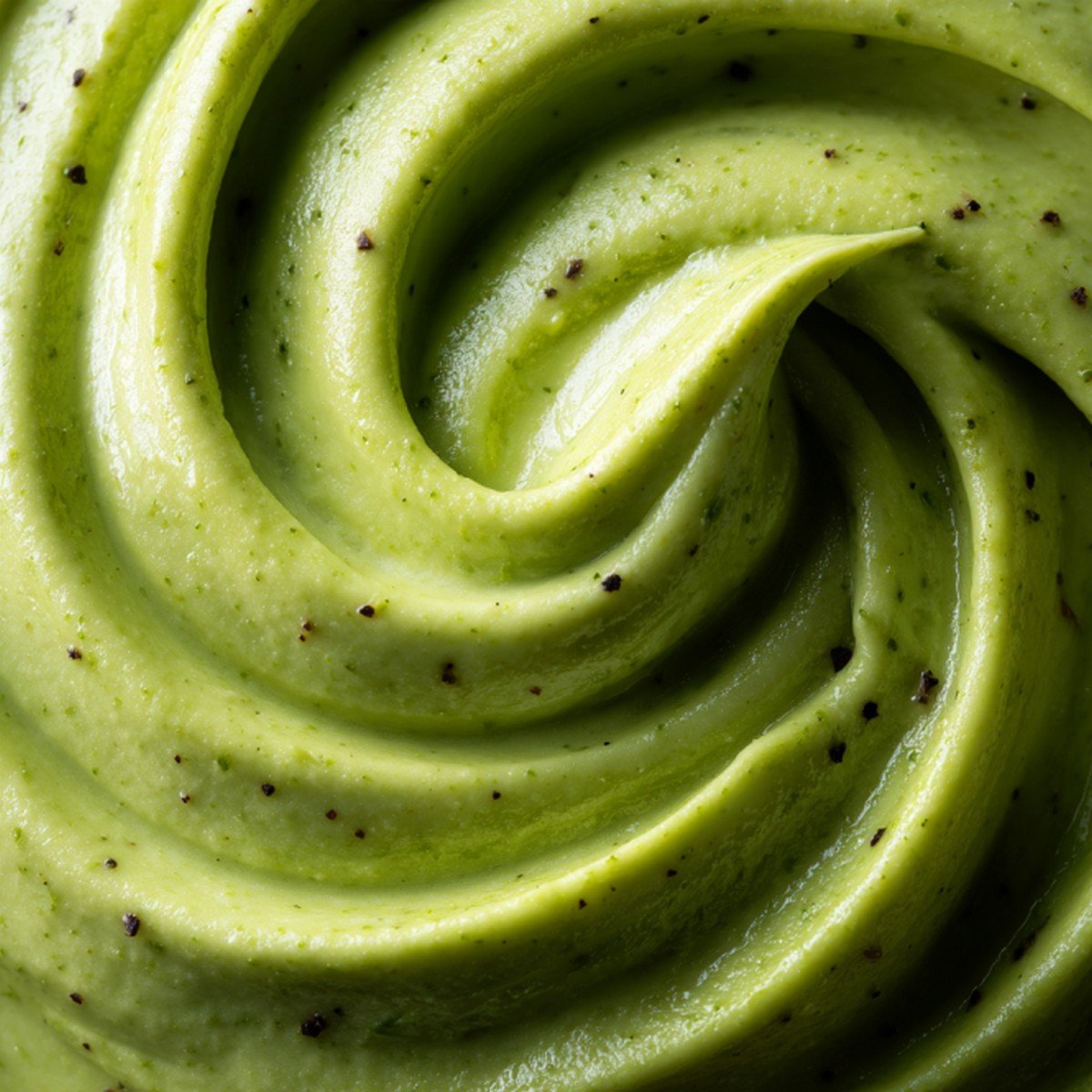 Macro texture of Avocado Crema
