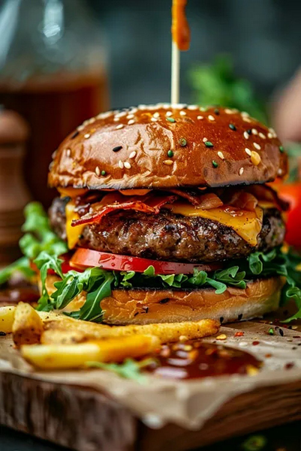 Lifestyle scene with Best Burger Sauces Ranked
