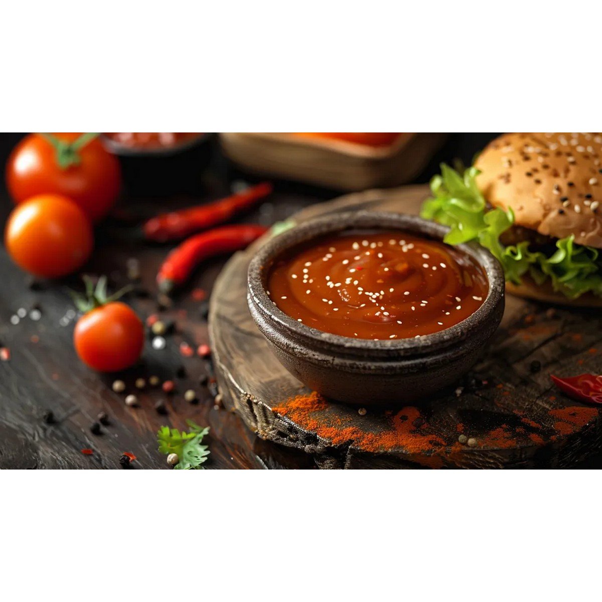 variety of wing sauces served with crispy chicken wings