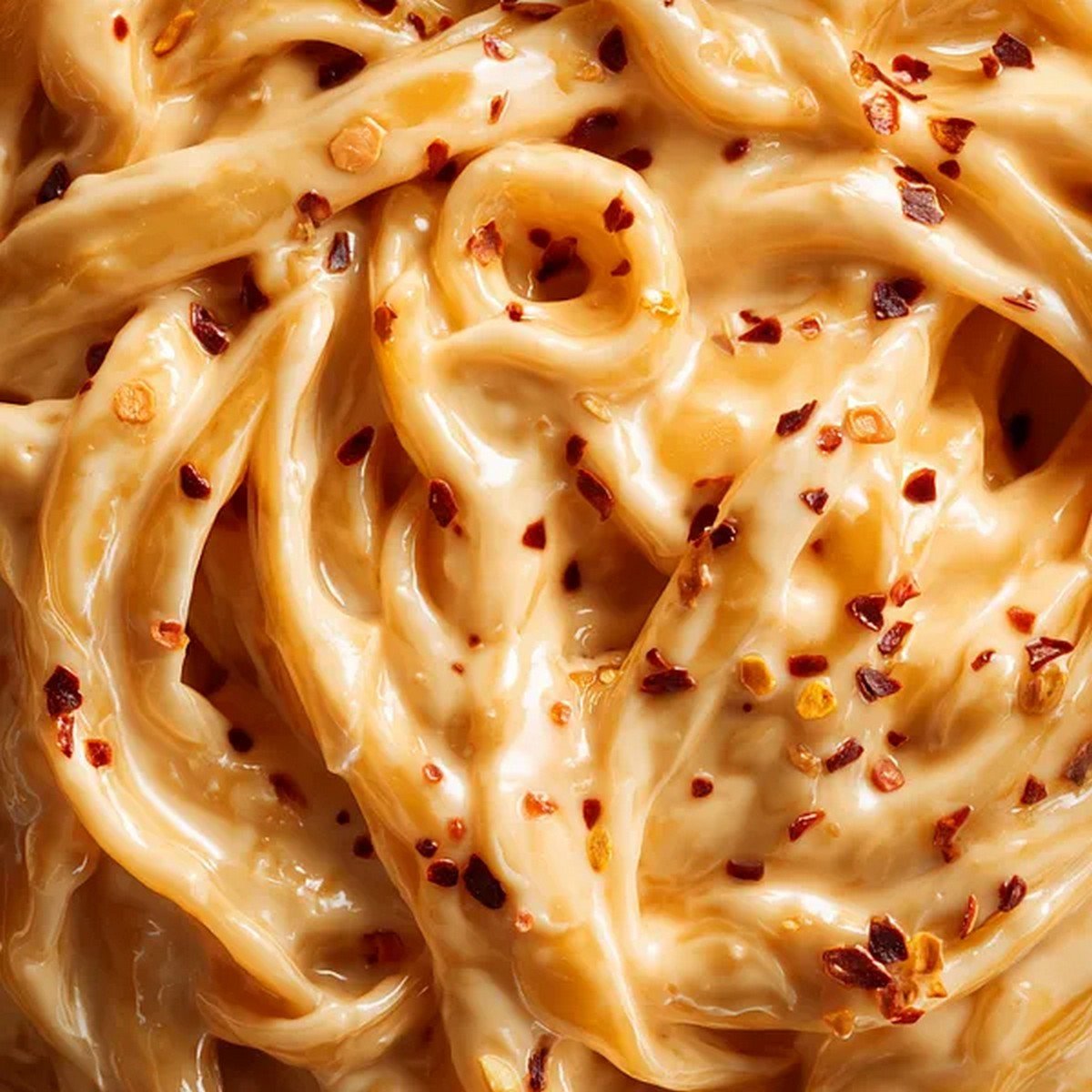 fries dipped into spicy cajun alfredo sauce in small bowl