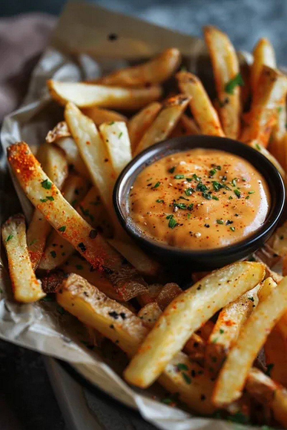 Lifestyle scene with Cajun Dipping Sauce
