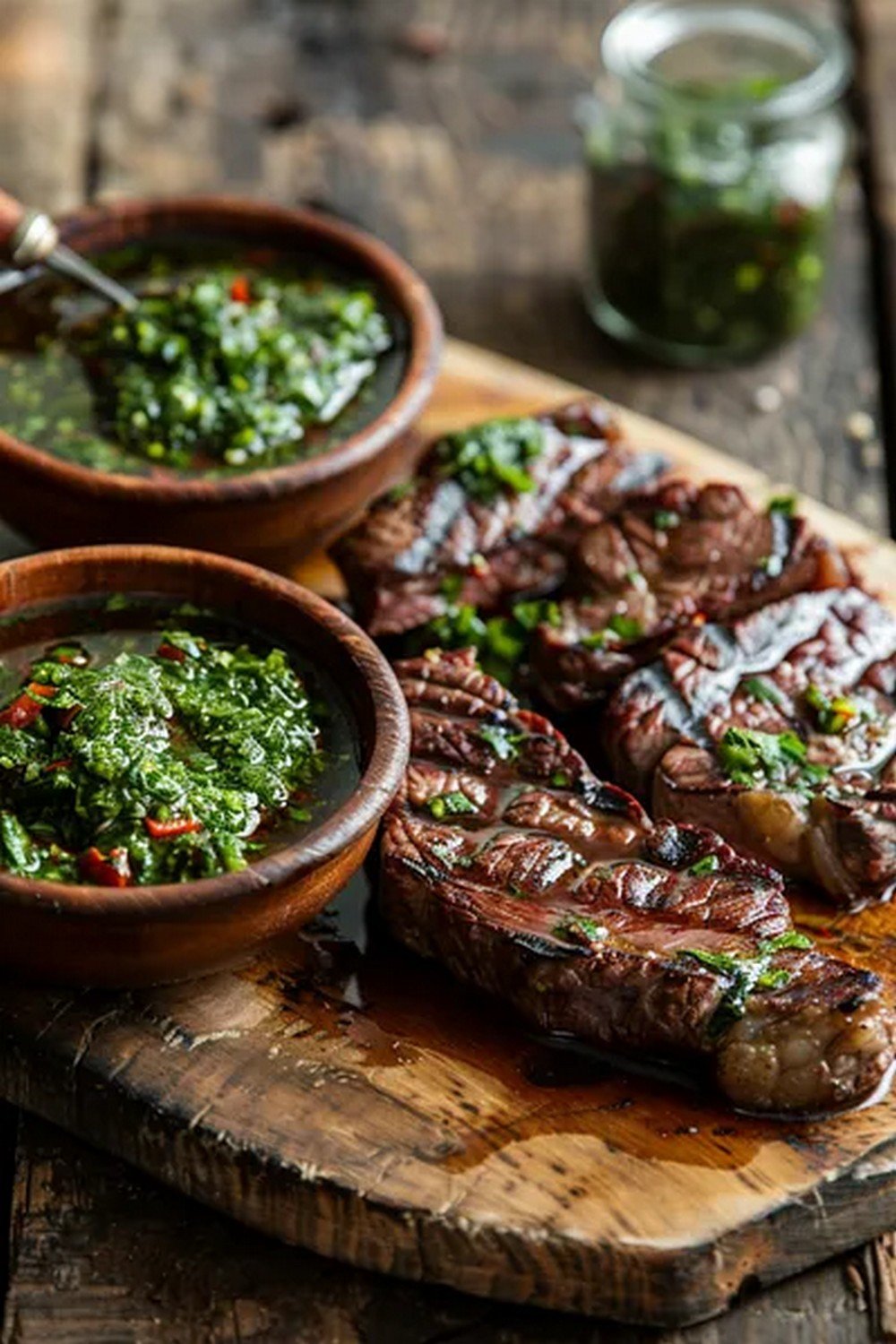 Lifestyle scene with Chimichurri Sauce
