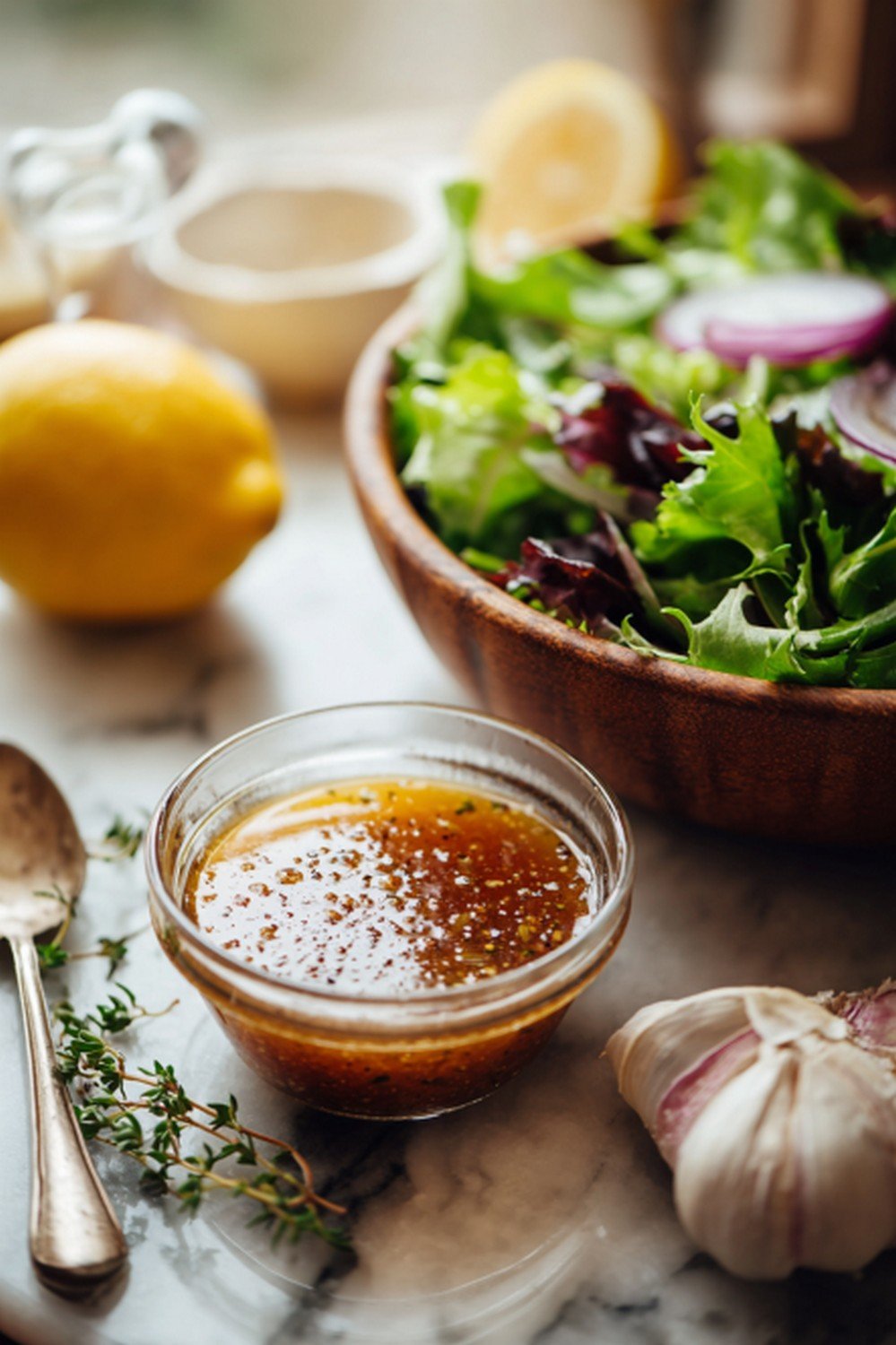 Lifestyle scene with Chipotle Honey Vinaigrette
