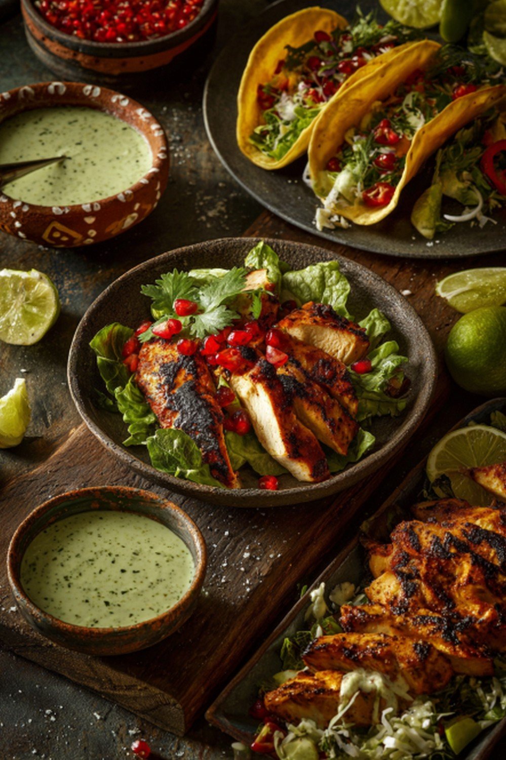 Lifestyle scene with Cilantro Lime Sauce
