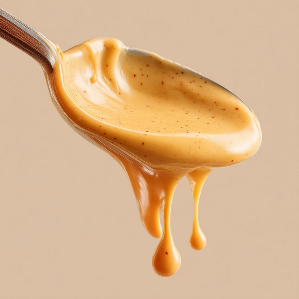 smooth and creamy culvers sauce texture close up in dipping bowl