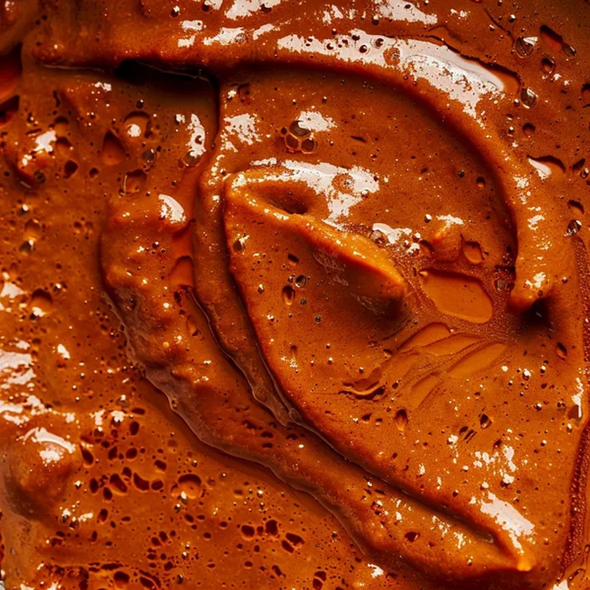 Macro texture of Enchilada Sauce
