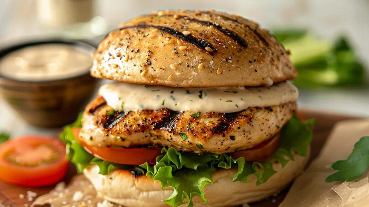 creamy garlic aioli for chicken served with crispy tenders
