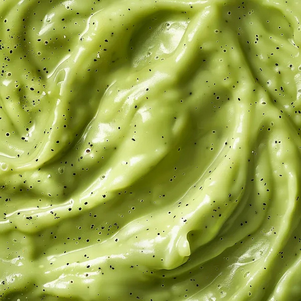 Macro texture of Guacamole Sauce
