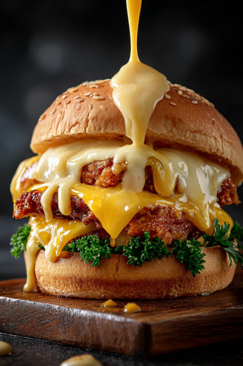 snack platter with maple mustard sauce and crispy bites