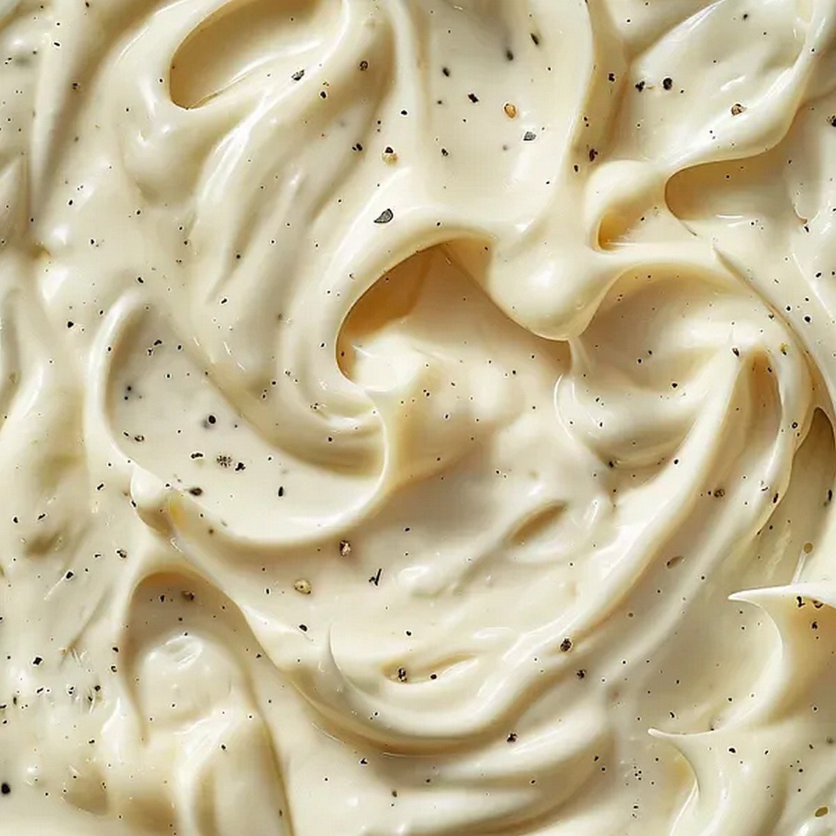 Macro texture of Mexican Garlic Sauce