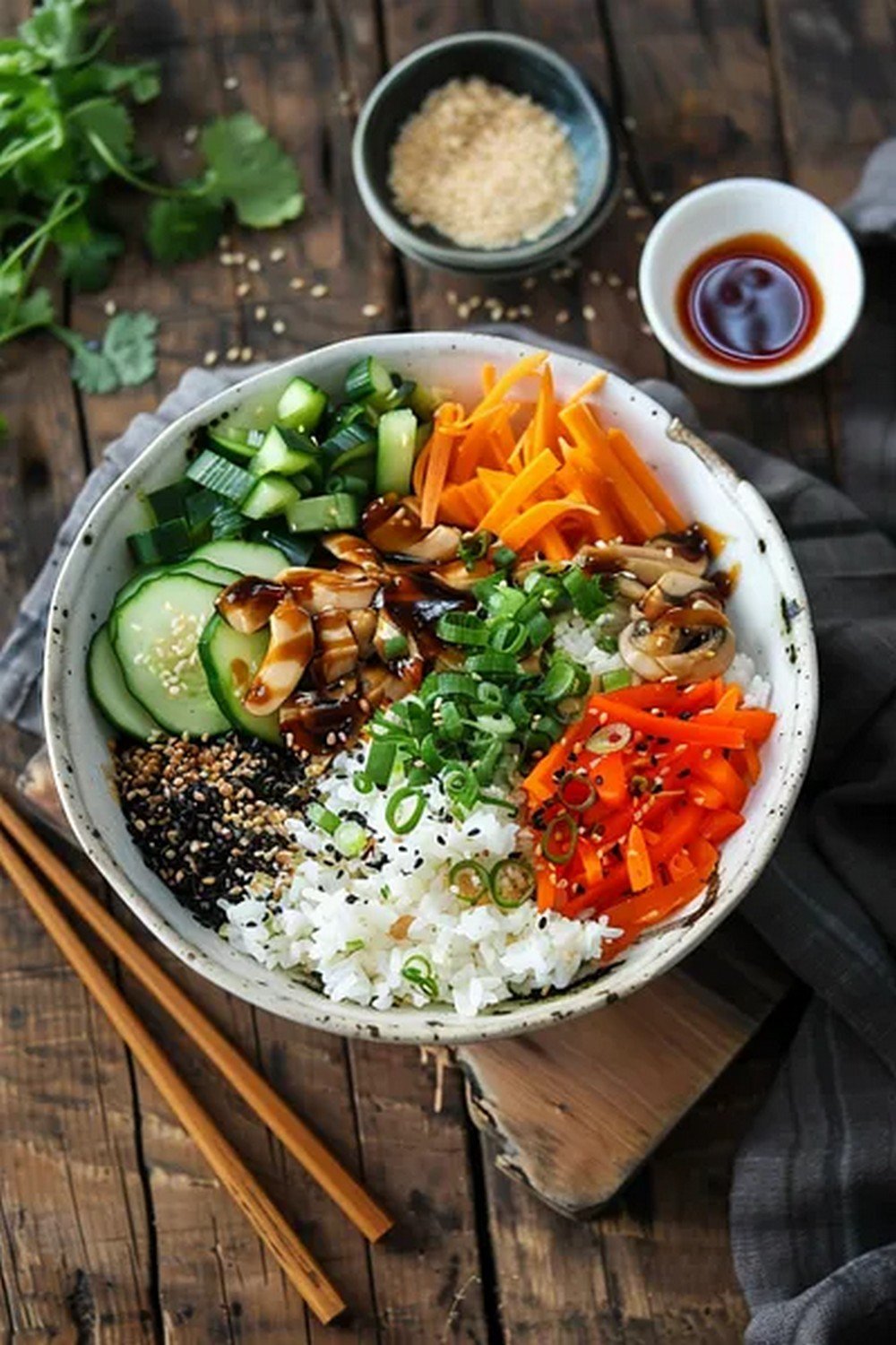 Lifestyle scene with Miso Ginger Sauce
