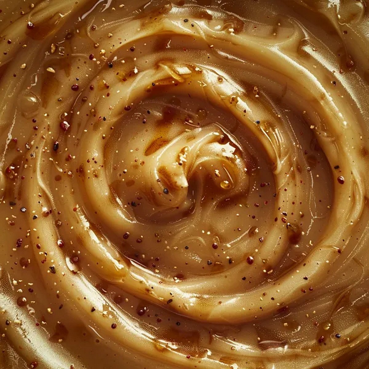 Macro texture of Miso Ginger Sauce
