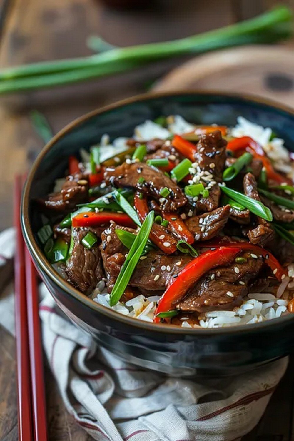 Lifestyle scene with PF Chang’s Mongolian Sauce