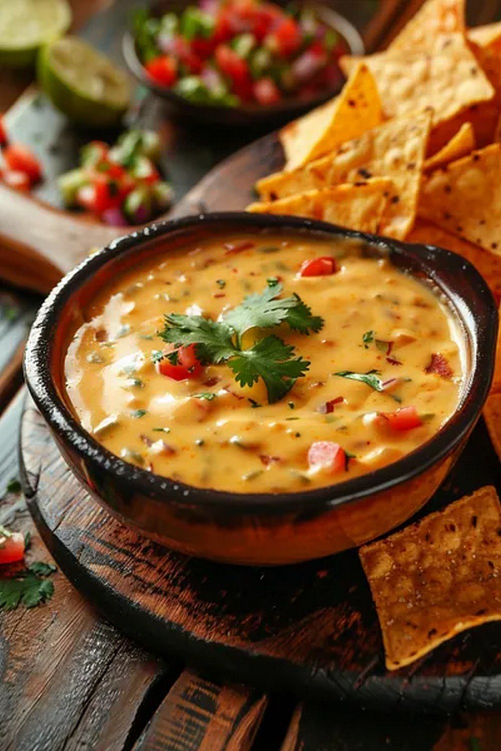 Lifestyle scene with Qdoba 3-Cheese Sauce
