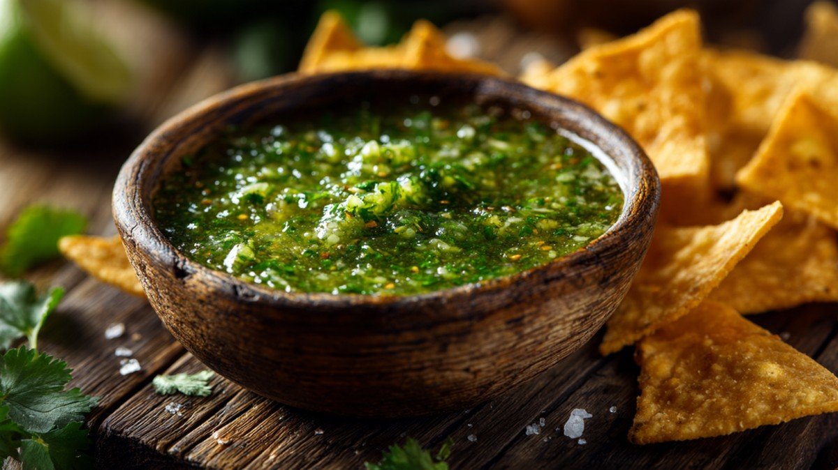 Roasted Tomatillo Sauce hero food photo