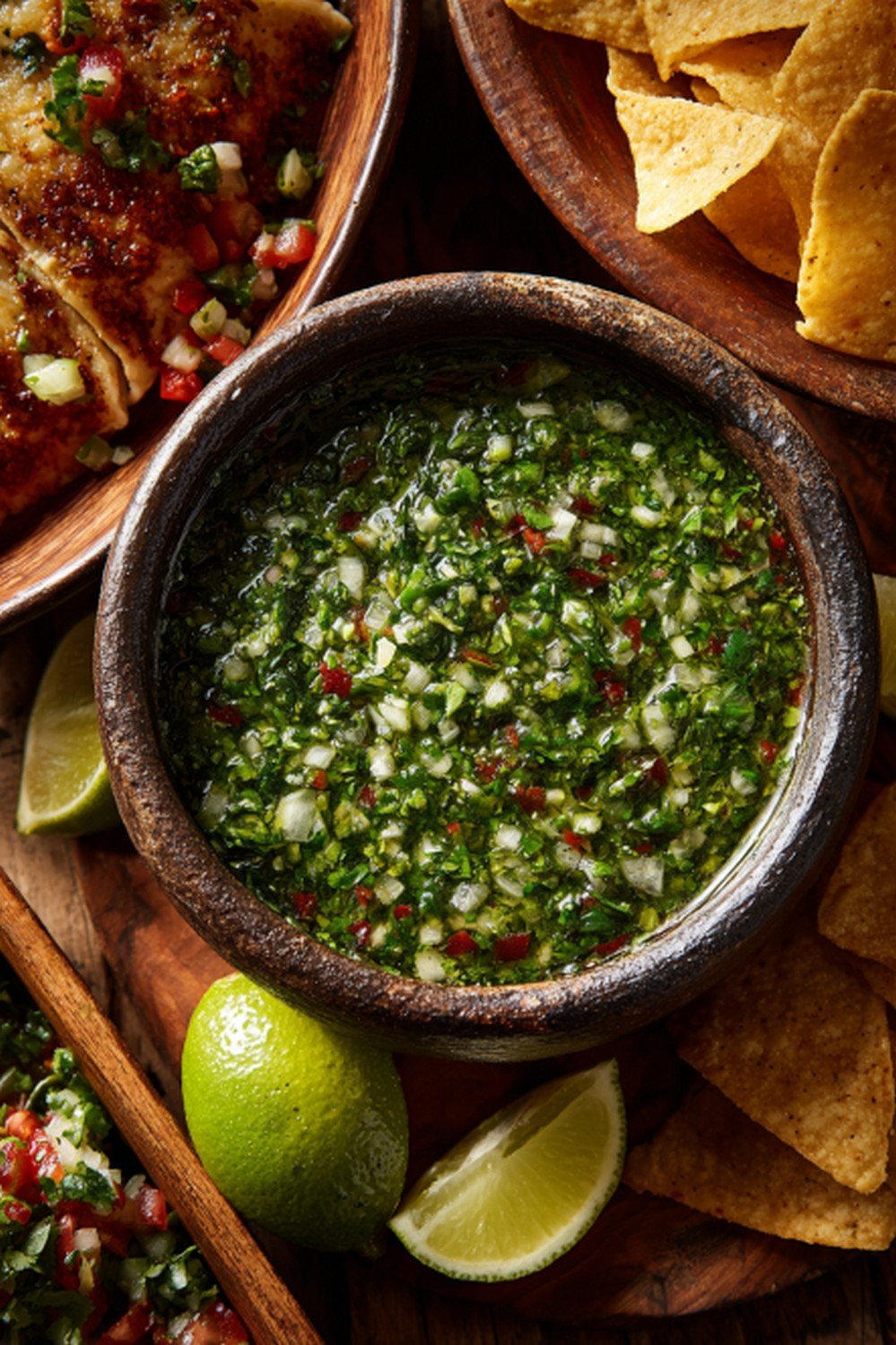 Lifestyle scene with Salsa Verde
