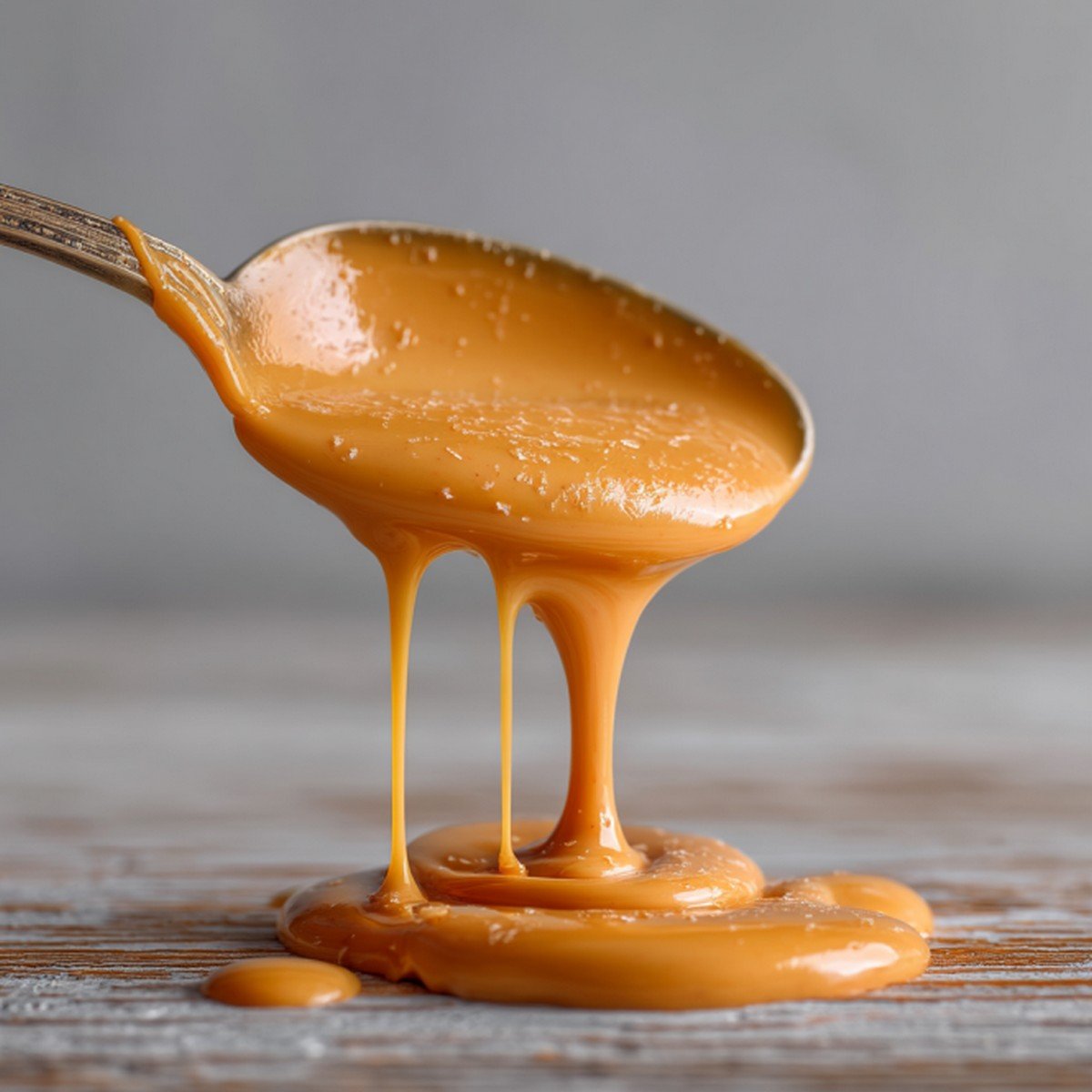 spoon lifting secret burger sauce with glossy creamy texture