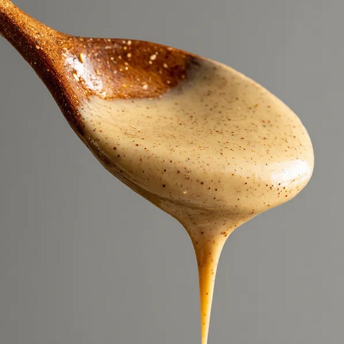 Macro texture of Sesame Sauce
