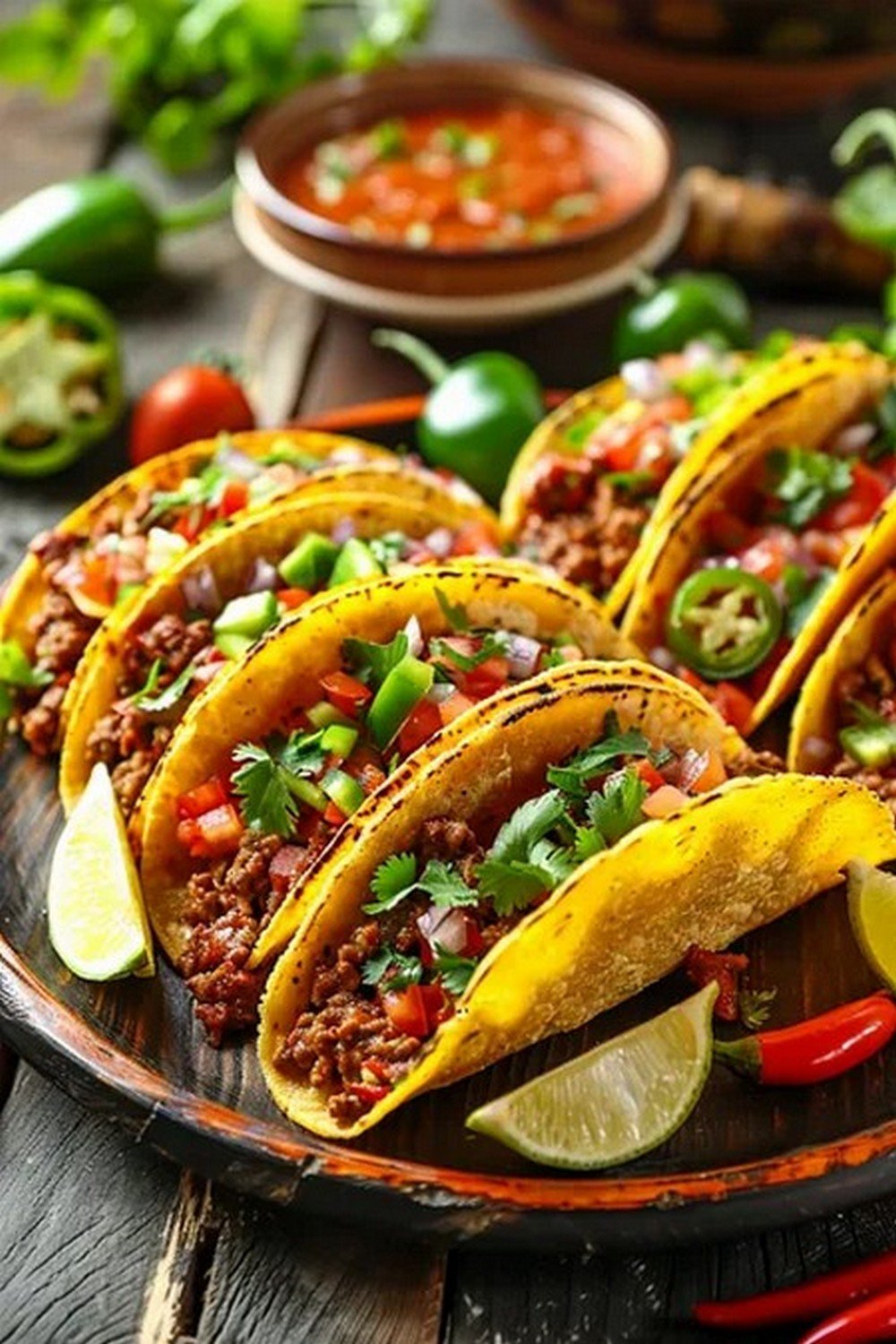 Lifestyle scene with Spicy Taco Sauce