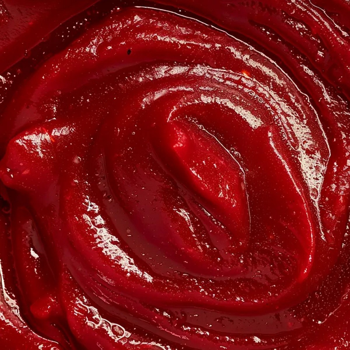 Macro texture of Spicy Taco Sauce