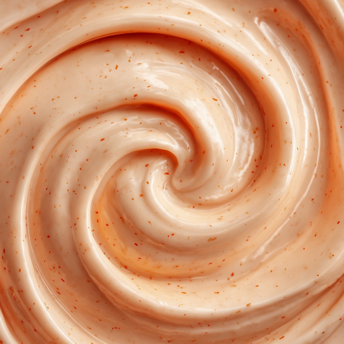 Macro texture of Taco Bell Baja Sauce