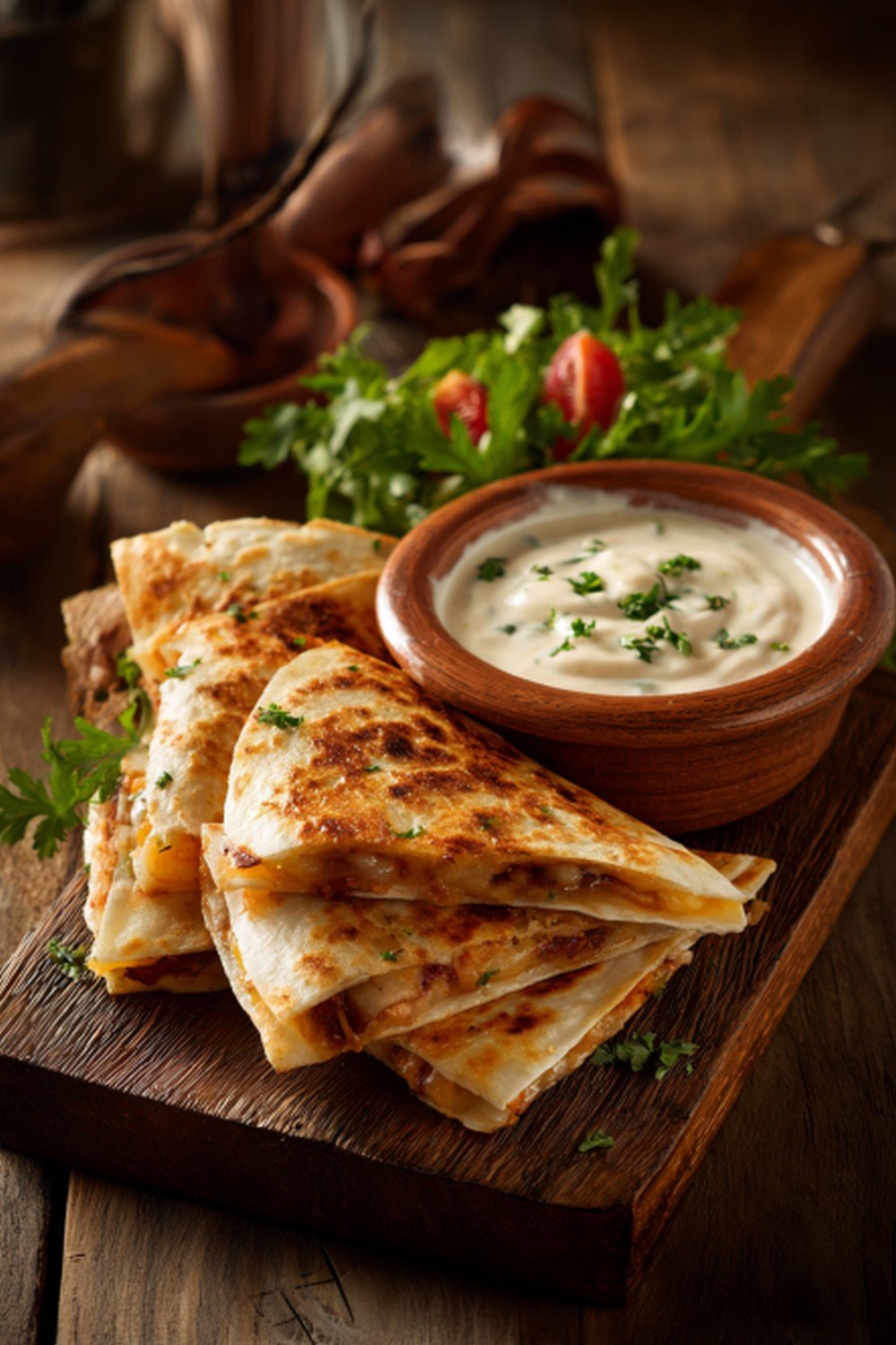 Lifestyle scene with Taco Bell Quesadilla Sauce
