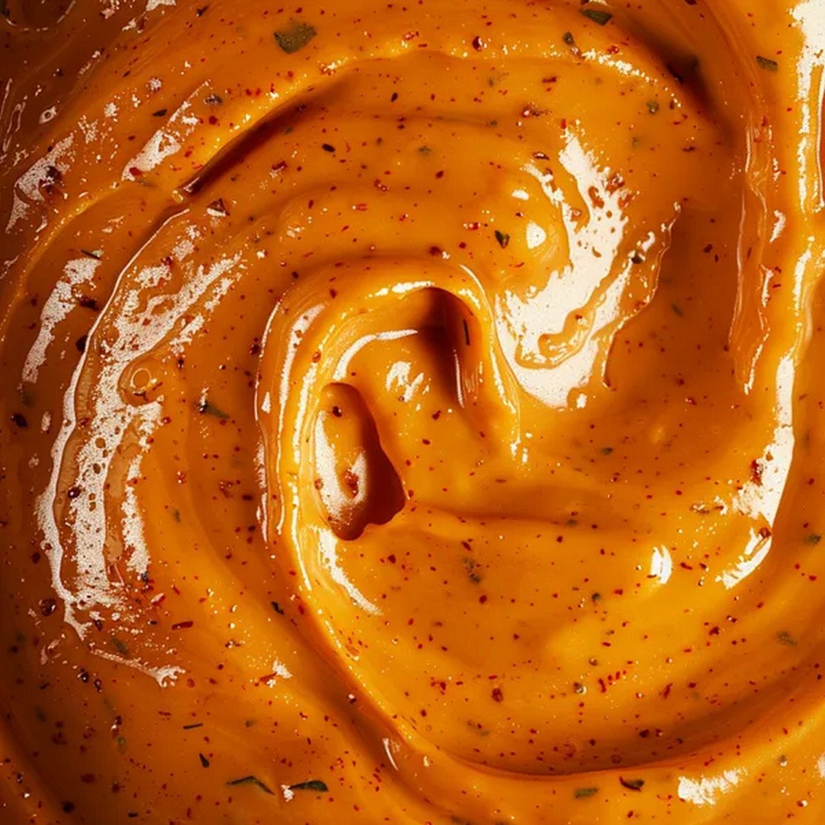 Macro texture of Taco Cabana Salsa Ranch