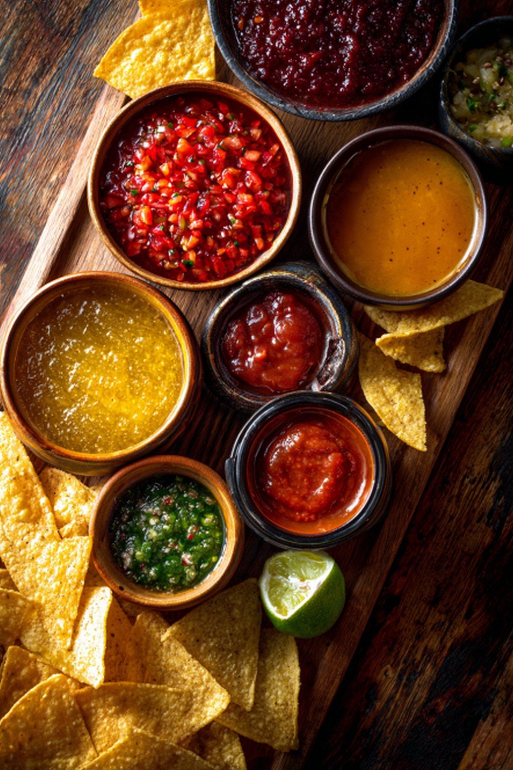 Lifestyle scene with Taco Night Sauce Board
