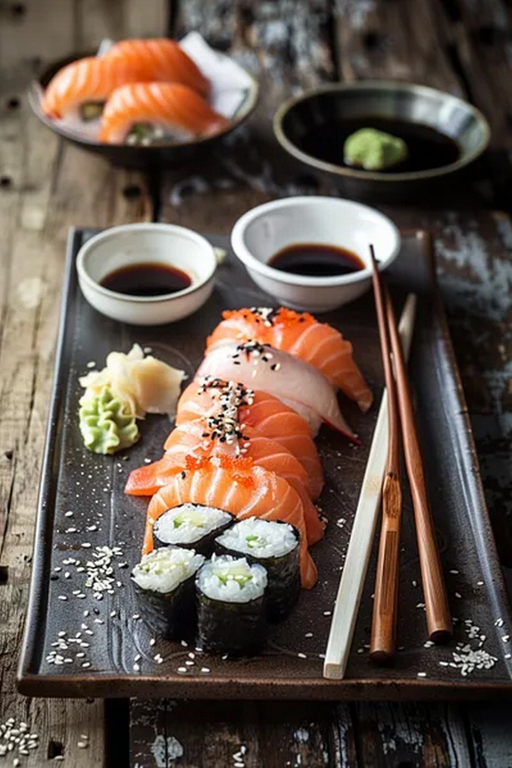 Lifestyle scene with Wasabi Cream Sauce