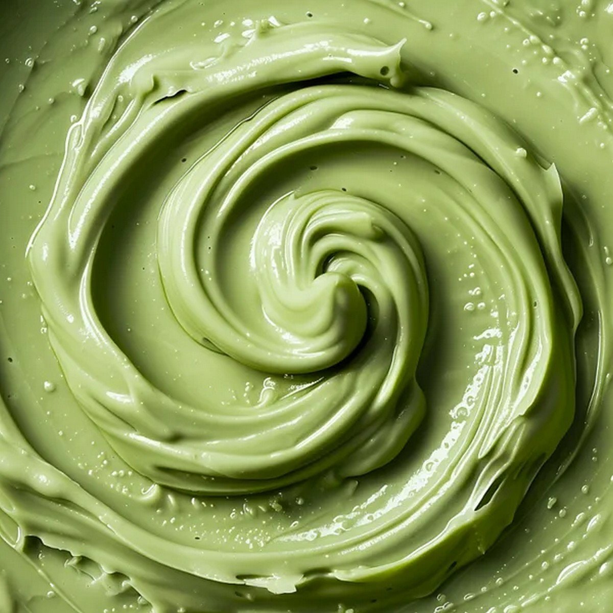 Macro texture of Wasabi Cream Sauce