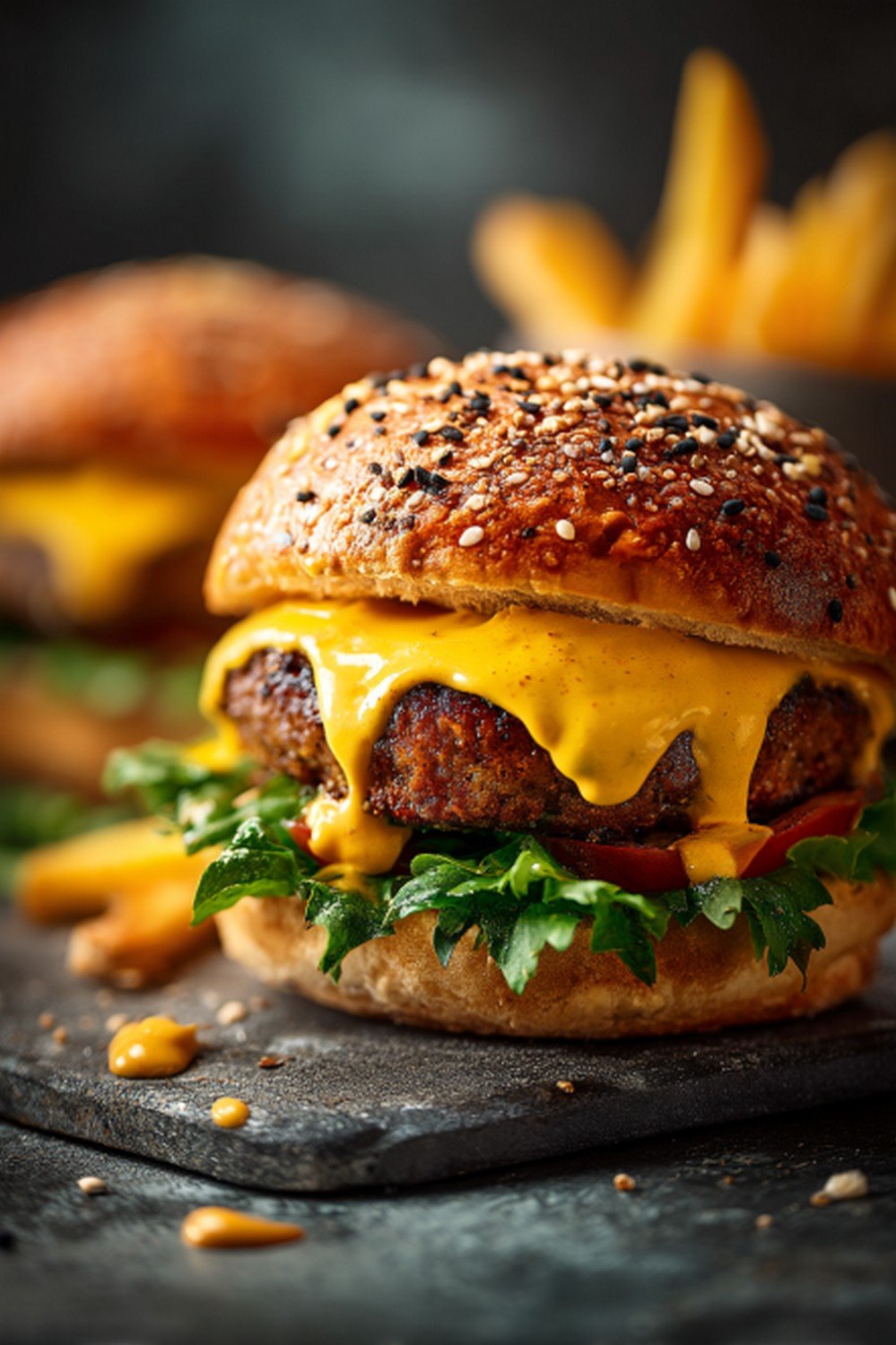 sawesome sauce served with fast food meal on a table